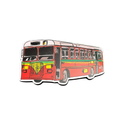 B.E.S.T Bus fridge magnet by Moodsy