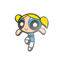 Blue PPG fridge magnet by Moodsy