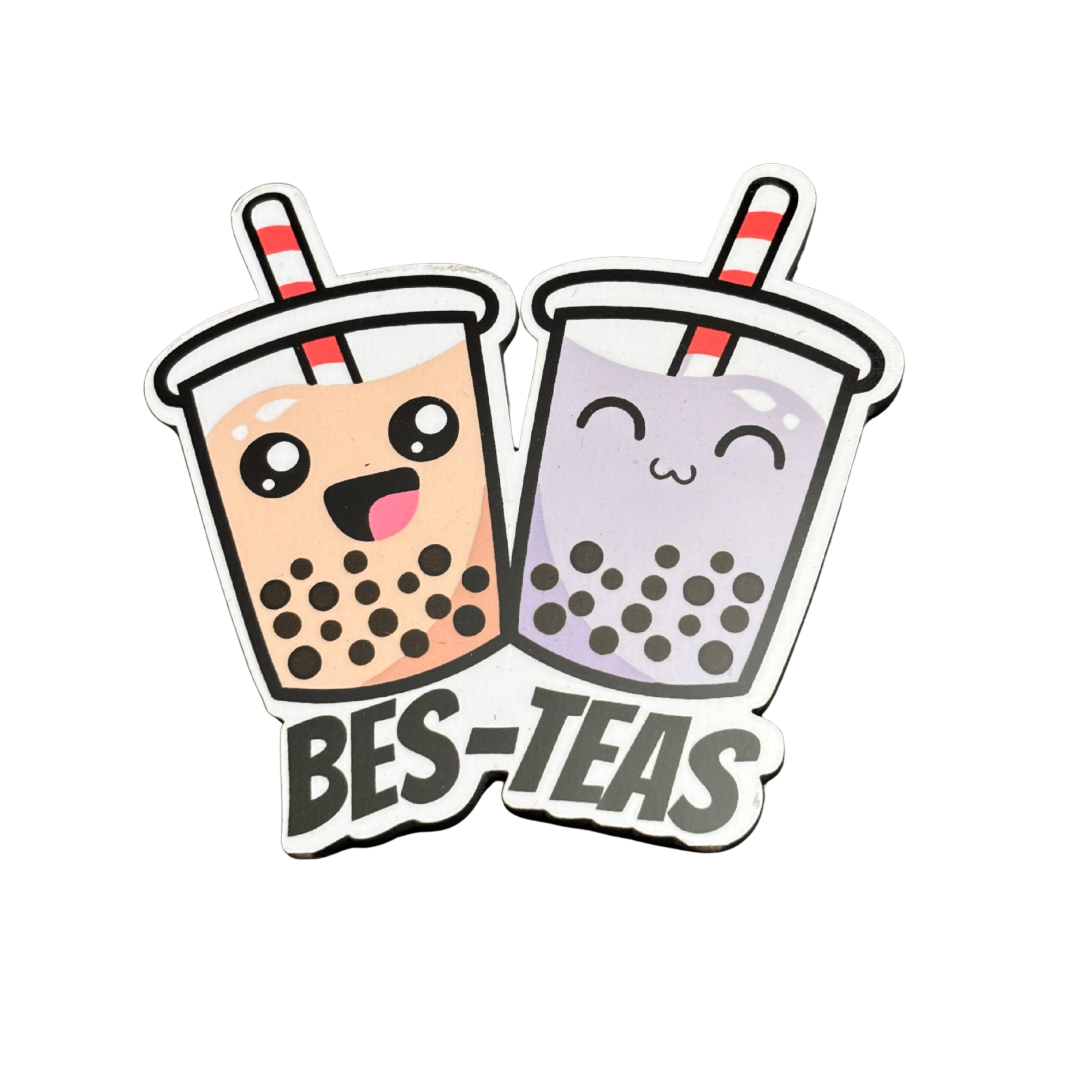 Boba Besties fridge magnet by Moodsy
