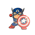 Captain America fridge magnet by Moodsy