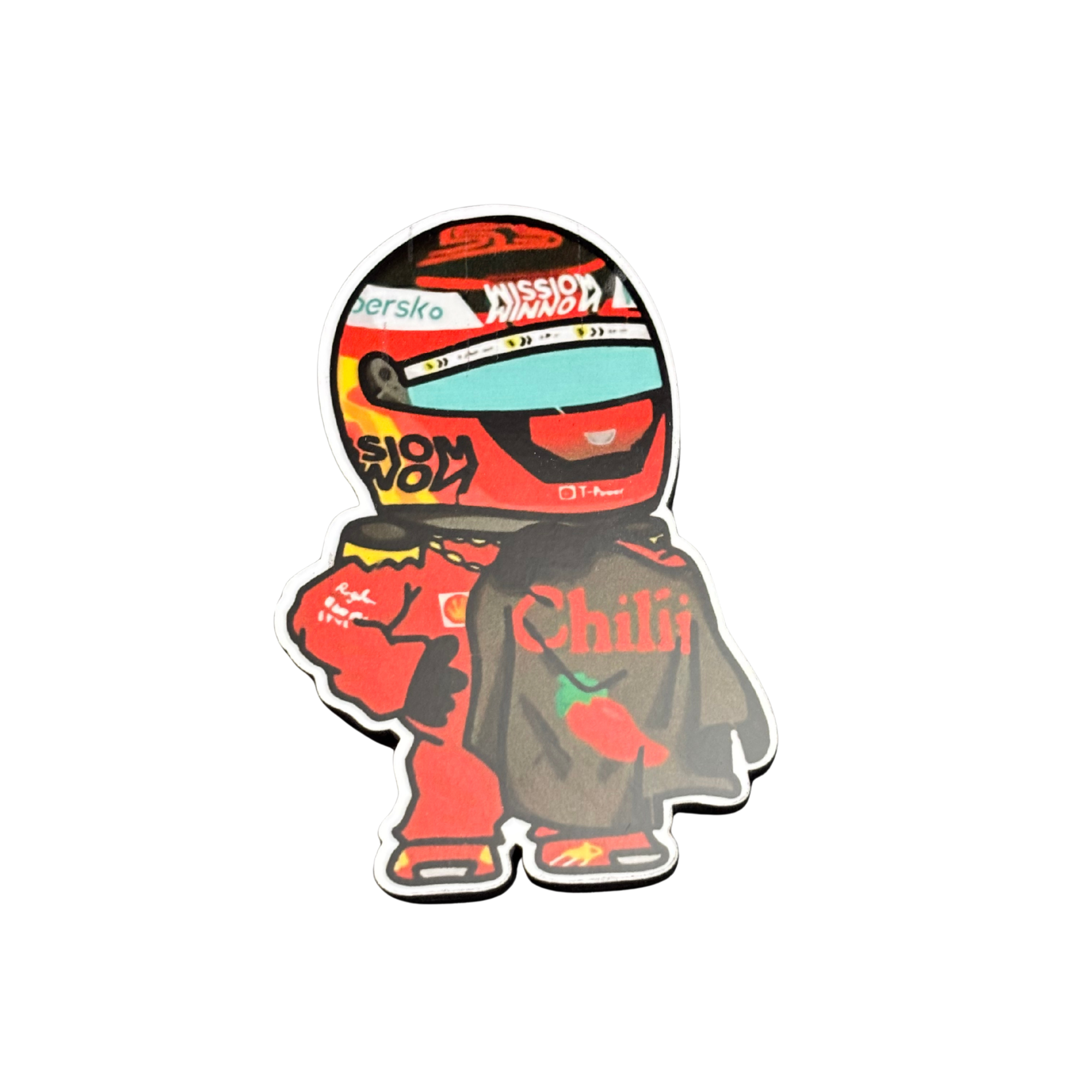 F1 Swag fridge magnet by Moodsy