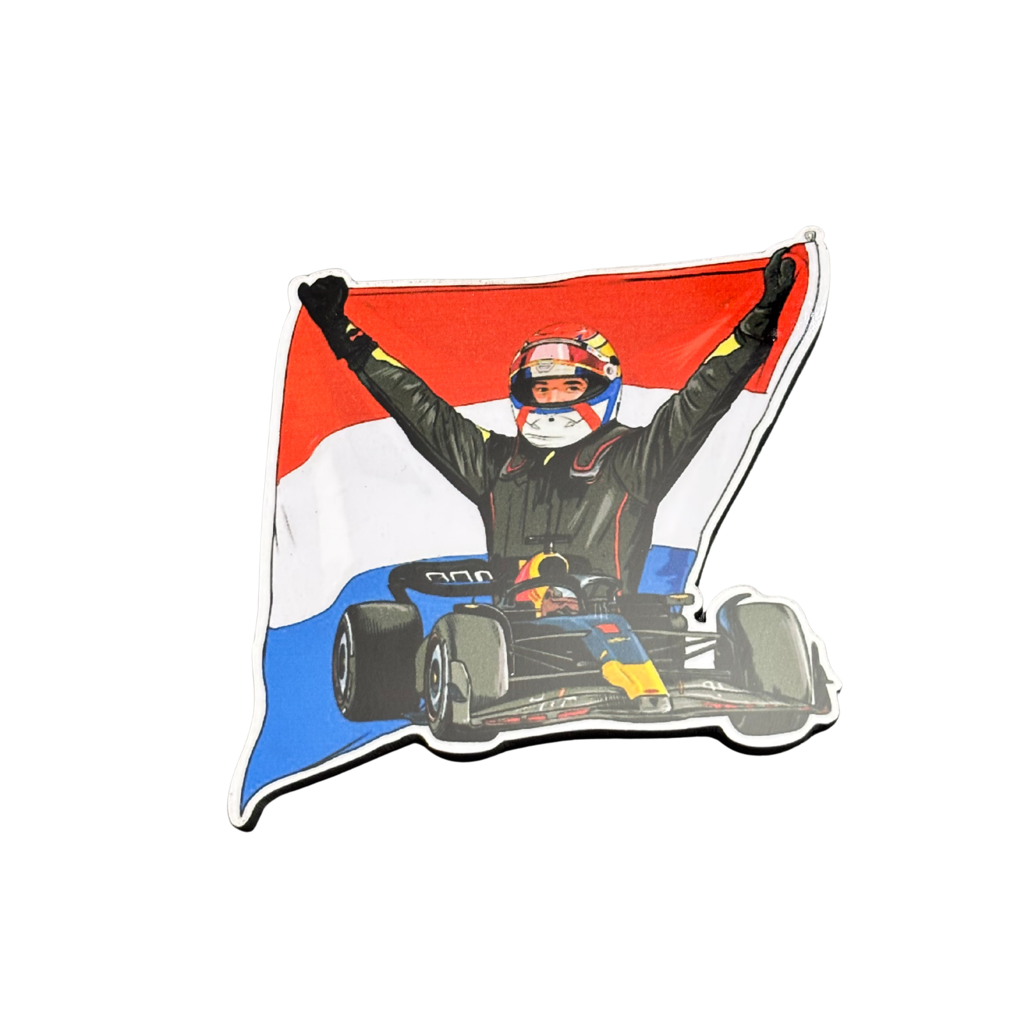 F1 Victory fridge magnet by Moodsy