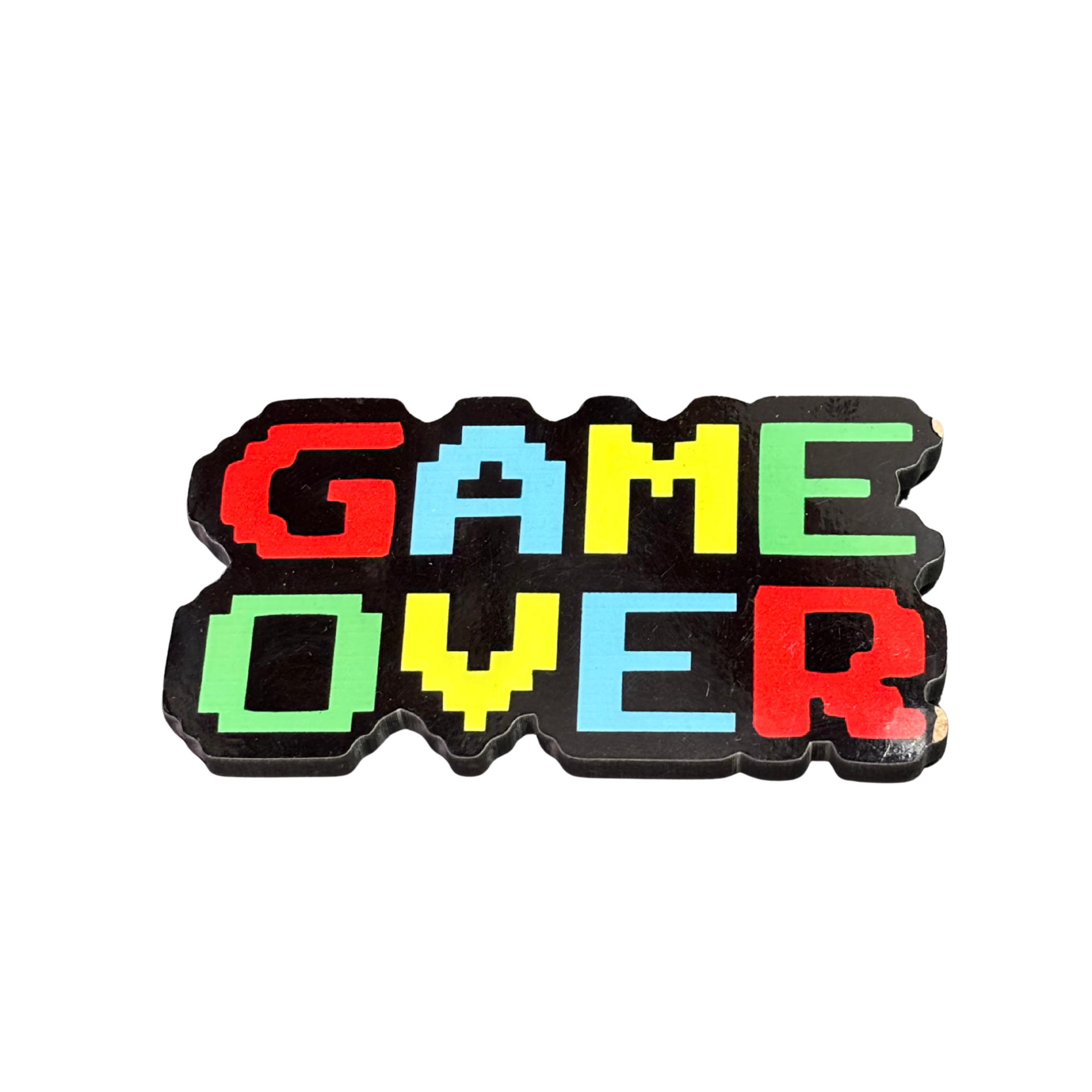 Game Over fridge magnet by Moodsy