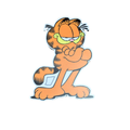 Garfield fridge magnet by Moodsy