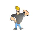 Johny_Bravo fridge magnet by Moodsy