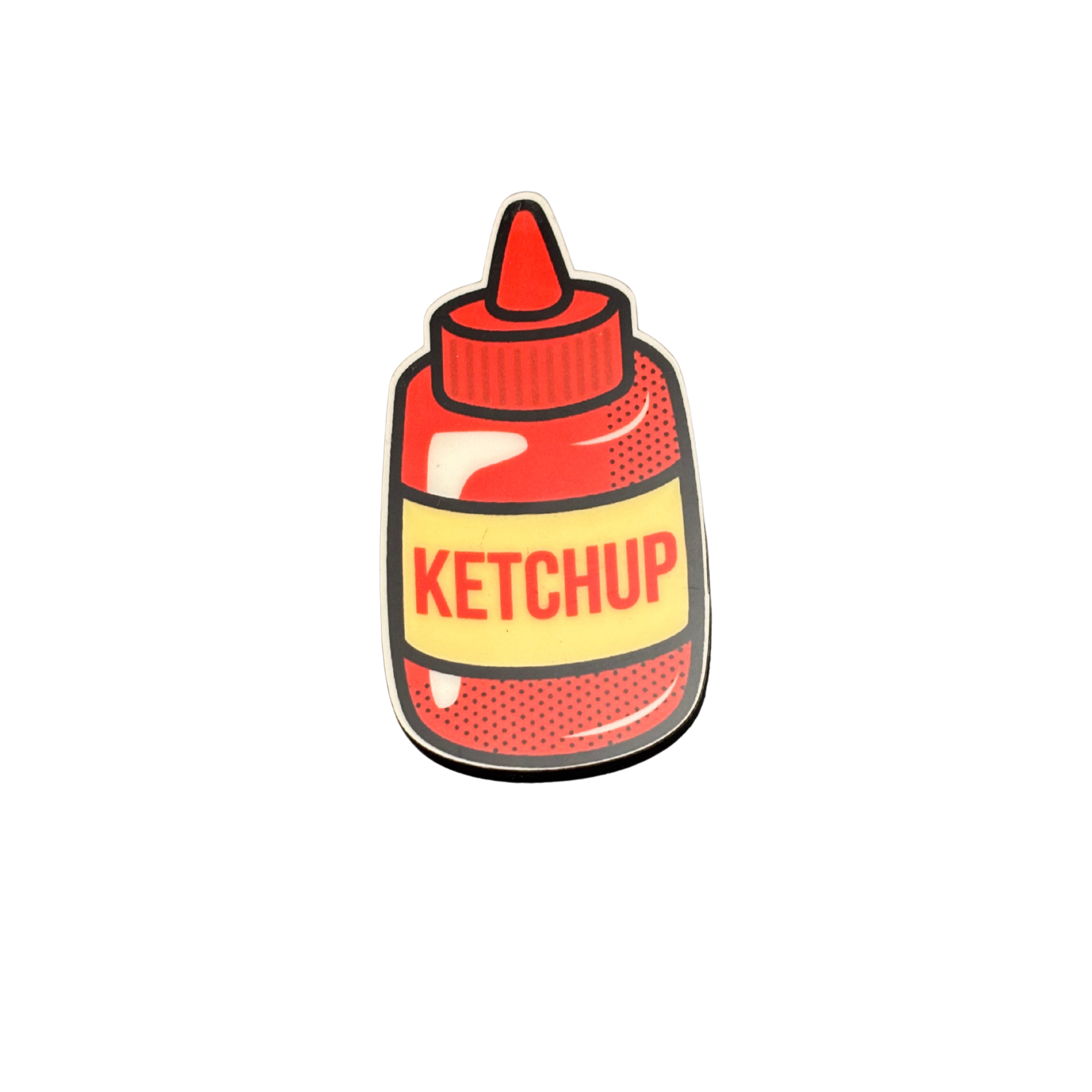 Ketchup fridge magnet by Moodsy