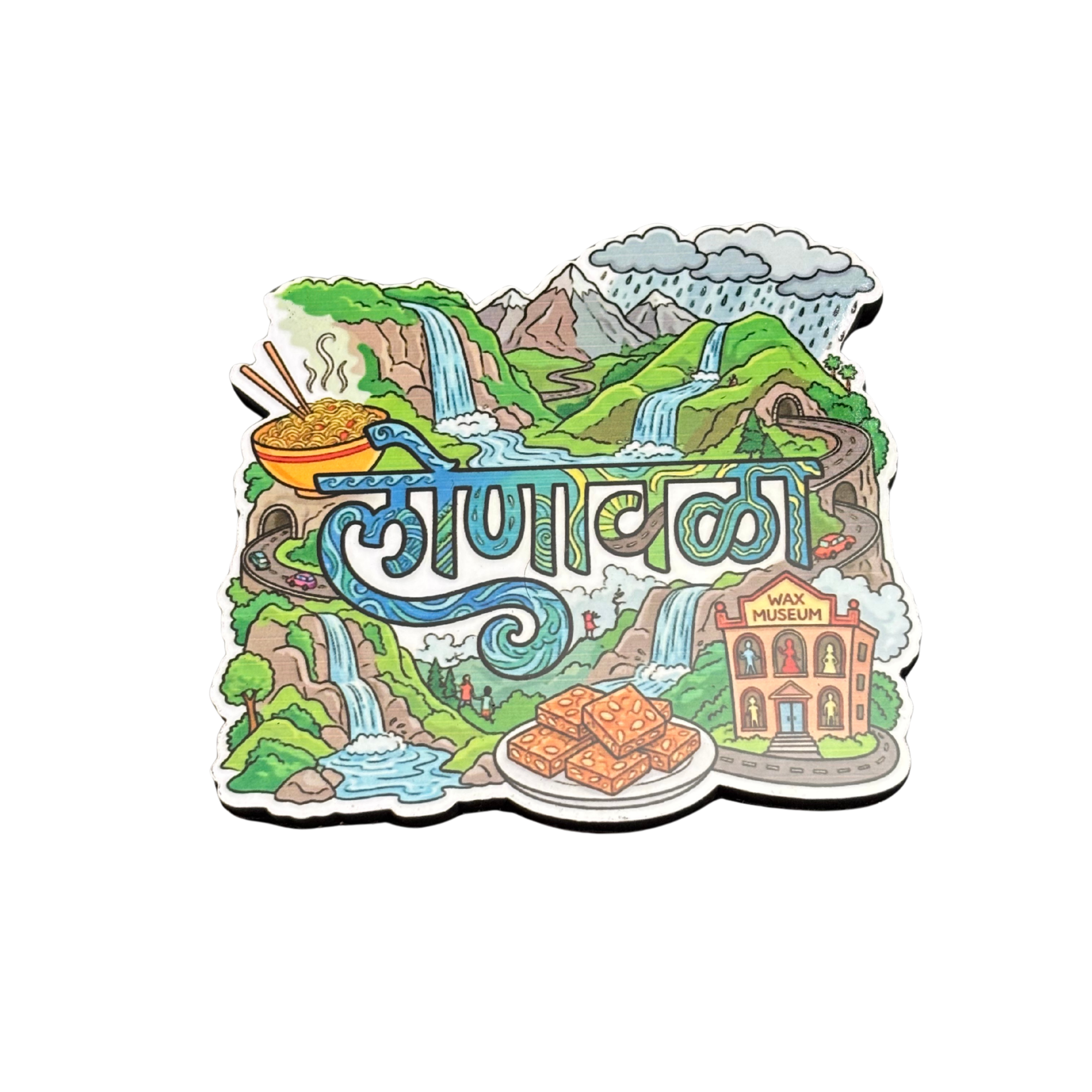 Lonavala fridge magnet by Moodsy