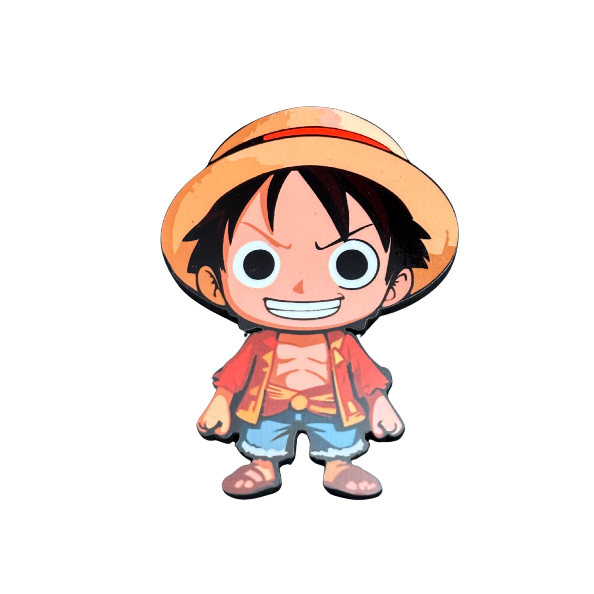 Luffy fridge magnet by Moodsy