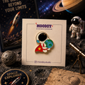 Astro Earth Enamel Pin by Moodsy