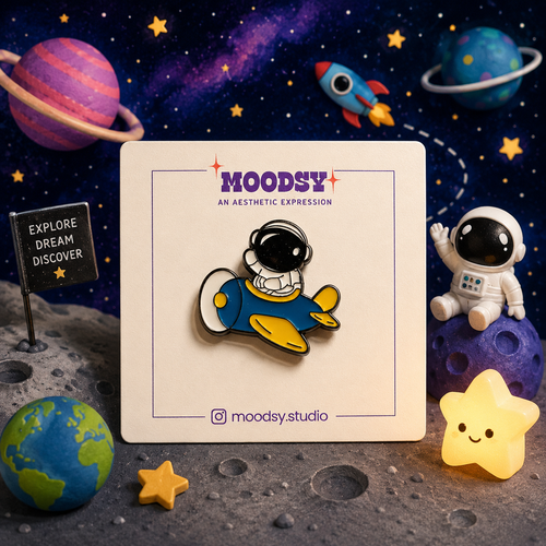 Astro Trip Enamel Pin by Moodsy