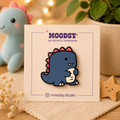 Baby Dino enamel pin by Moodsy