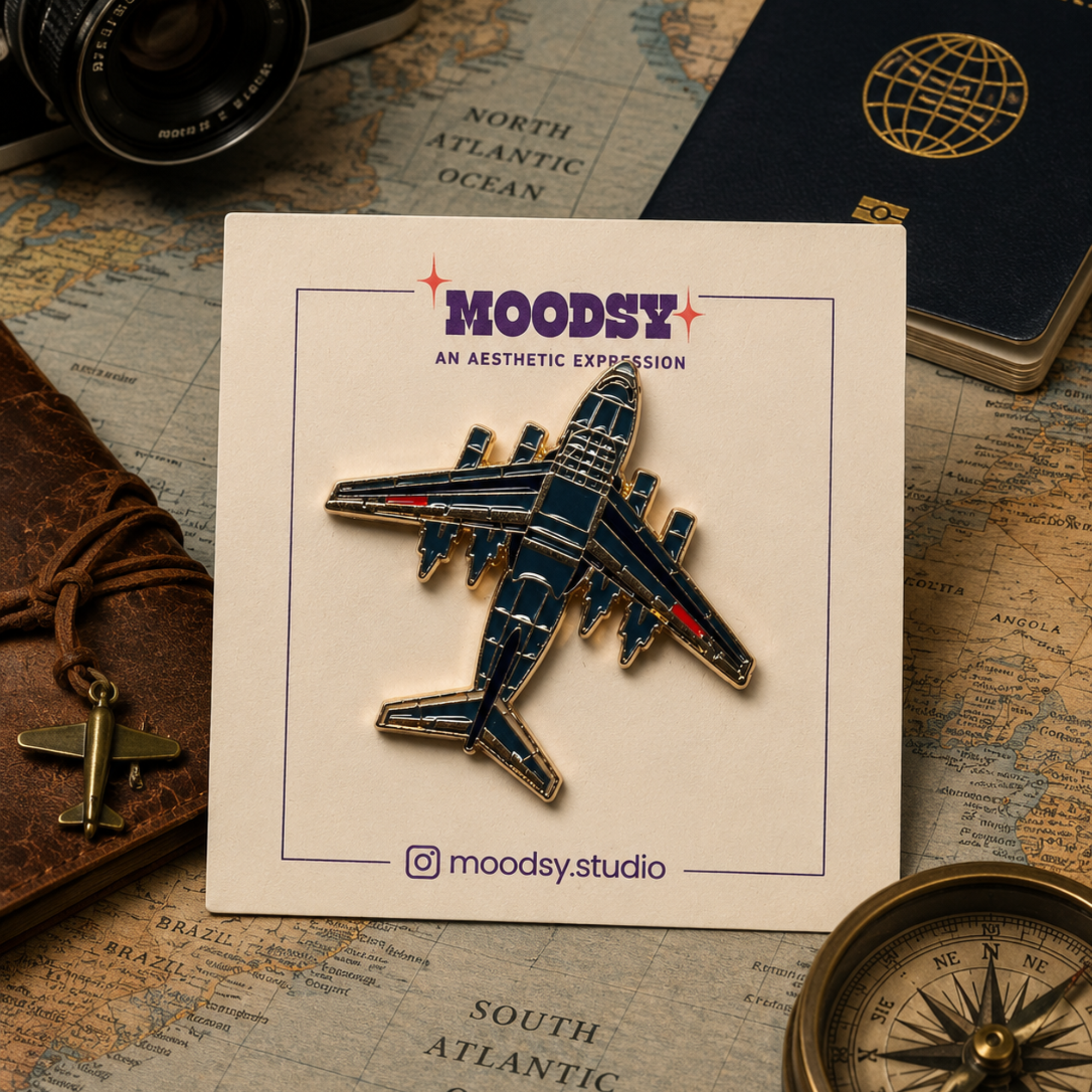 Boeing 317 Enamel Pin by Moodsy