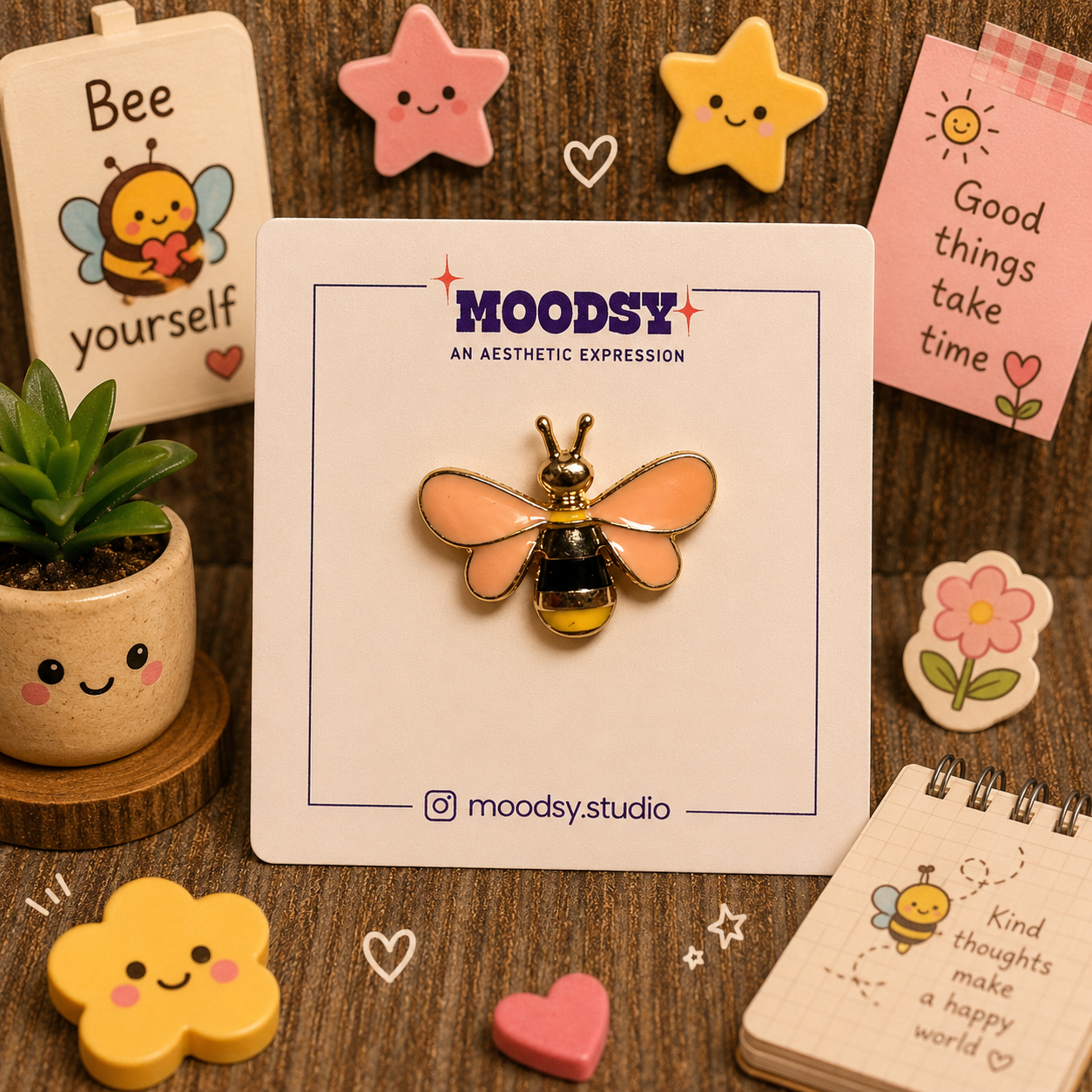 ButterFly Enamel Pin by Moodsy