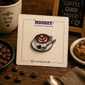 Chocolate Coffee Enamel Pin by Moodsy