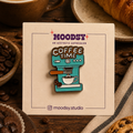 Coffee Machine Enamel Pin by Moodsy