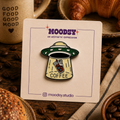 Coffee UFO Enamel Pin by Moodsy