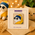 Cool Cat enamel pin by Moodsy