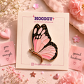 Cute Butterfly Enamel Pin by Moodsy