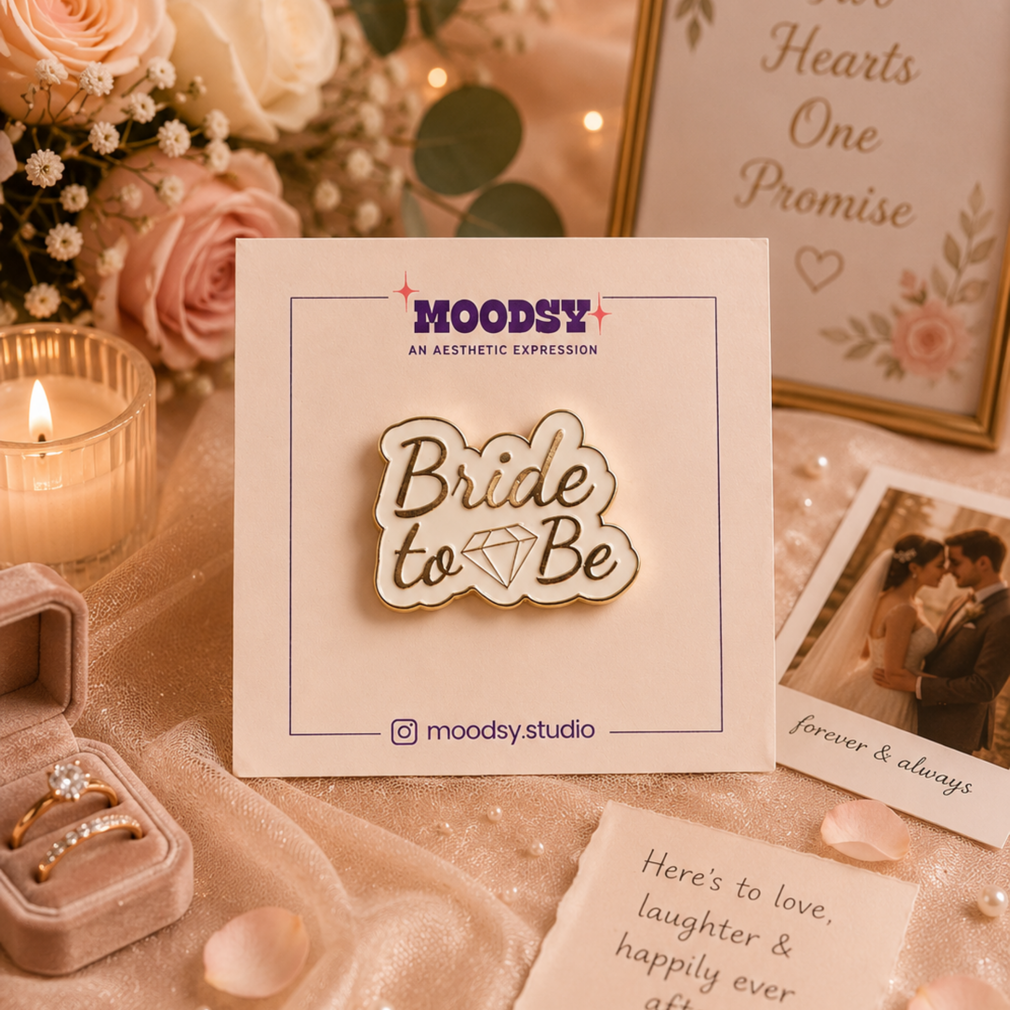 Diamond_Promise Enamel Pin by Moodsy