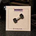 Gym Dumbbell Enamel Pin by Moodsy