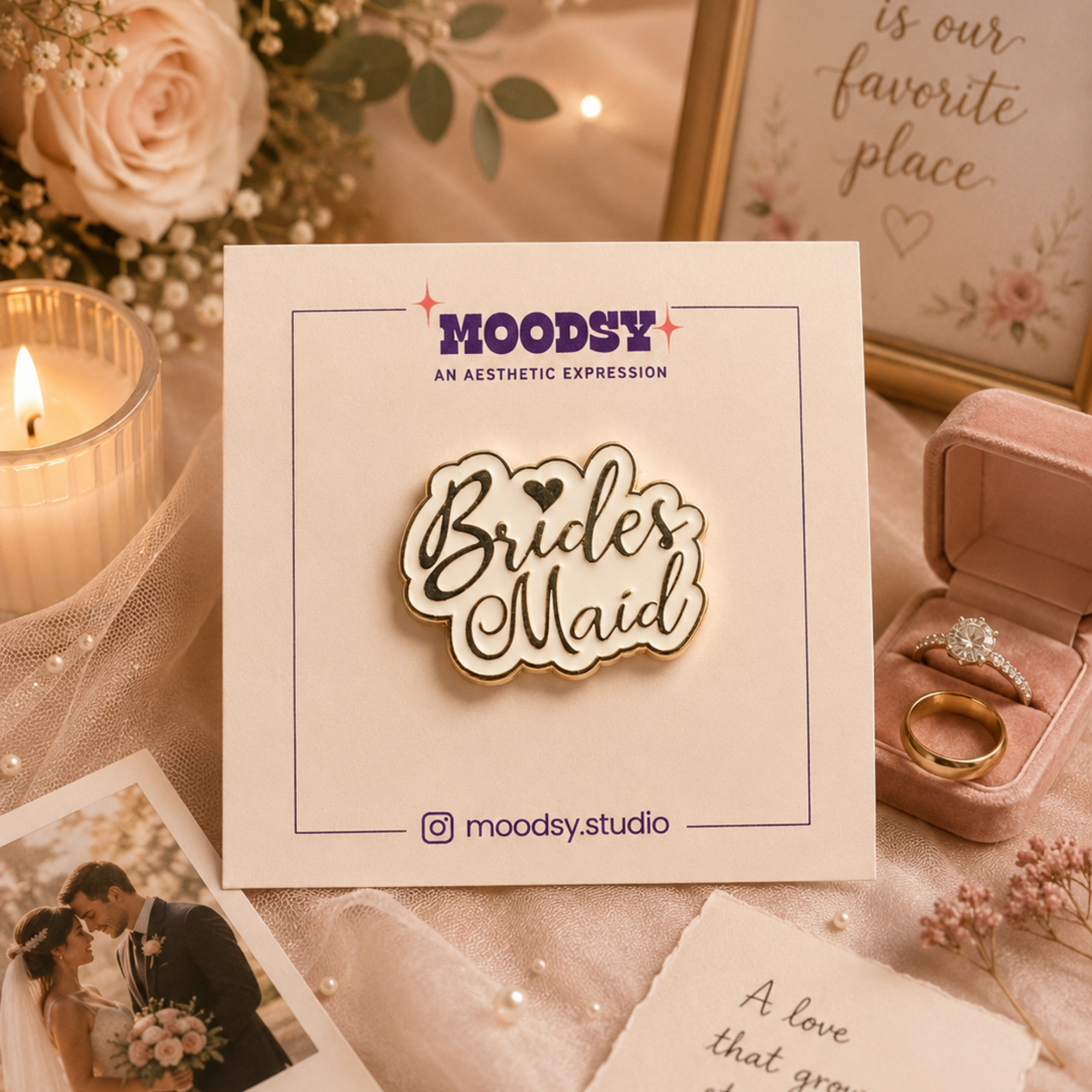 Forever_Script Enamel Pin by Moodsy