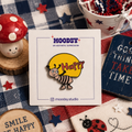 Happy Bee Enamel Pin by Moodsy