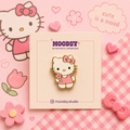 Hello Kitty Enamel Pin by Moodsy