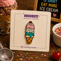 Ice Cream Is Must Enamel Pin by Moodsy
