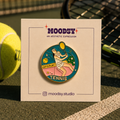 Lawn Tennis Enamel Pin by Moodsy
