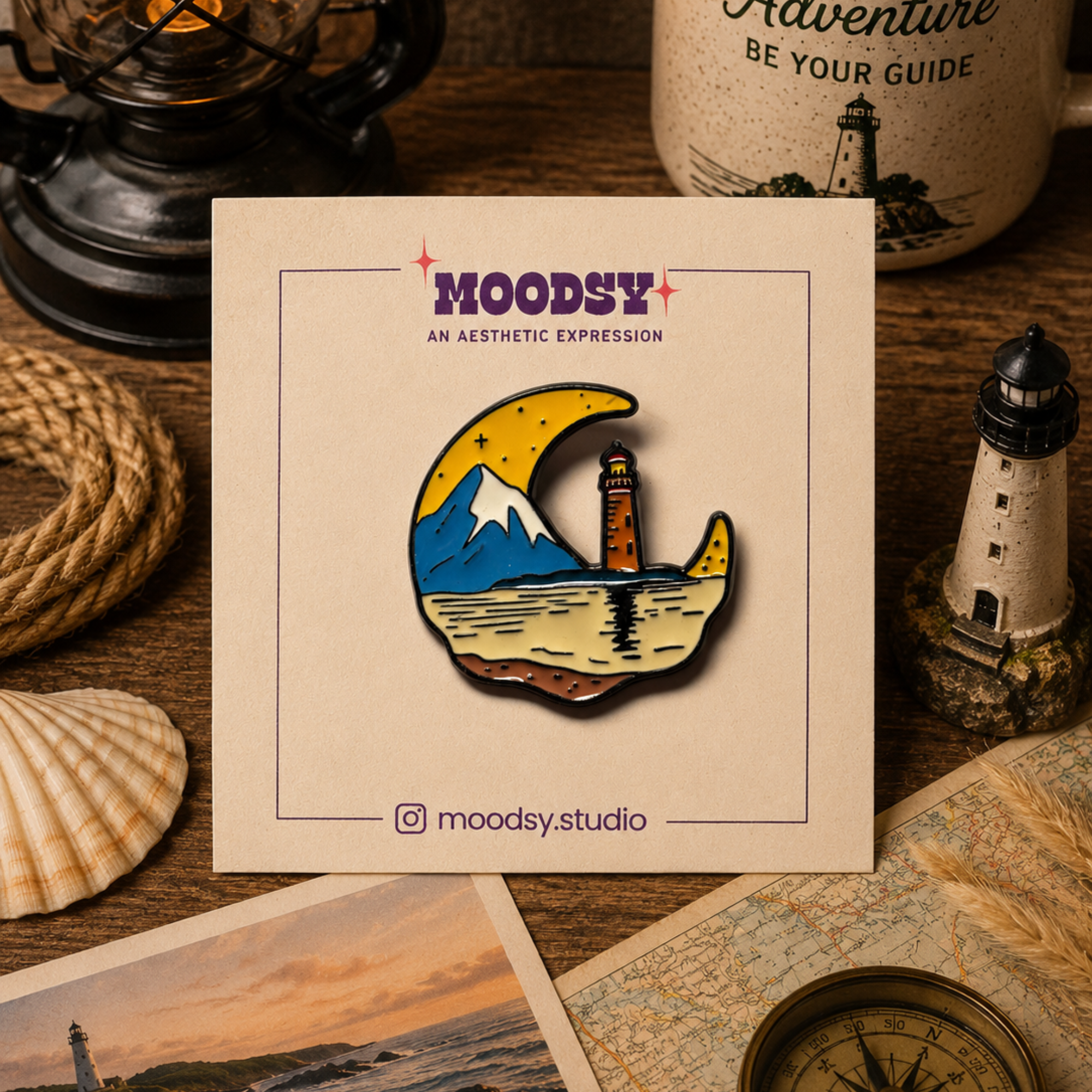 LightHouse Enamel Pin by Moodsy