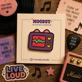 Love Check Meter Enamel Pin by Moodsy