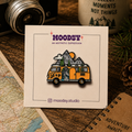 Minivan RoadTrip Enamel Pin by Moodsy