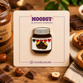Nutella Jar Enamel Pin by Moodsy