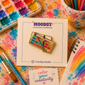 Palette Poetry Enamel Pin by Moodsy