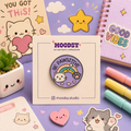Pawsitive Enamel Pin by Moodsy