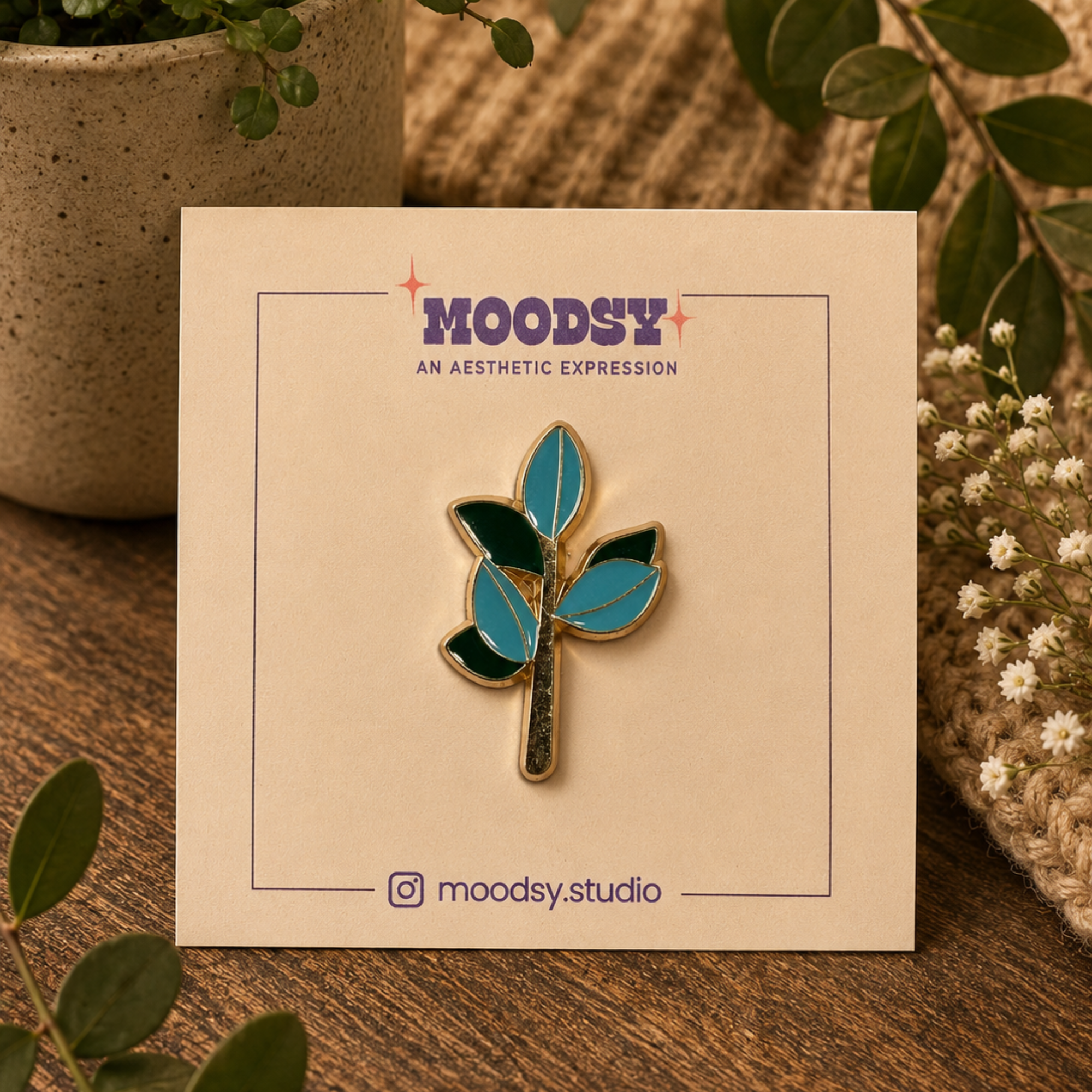 Plant Of Hope Enamel Pin by Moodsy