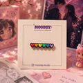 Prism_Hearts Enamel Pin by Moodsy