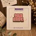 90's Baby Enamel Pin by Moodsy