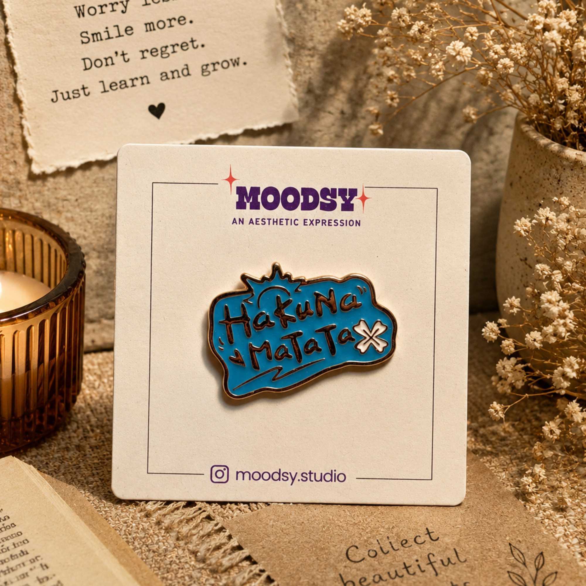 Hakuna Matata Enamel Pin by Moodsy