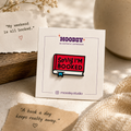 Sorry, I'm Booked Enamel Pin by Moodsy