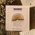 Constantly Overwhelmed Enamel Pin by Moodsy