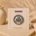 Library Card Enamel Pin by Moodsy