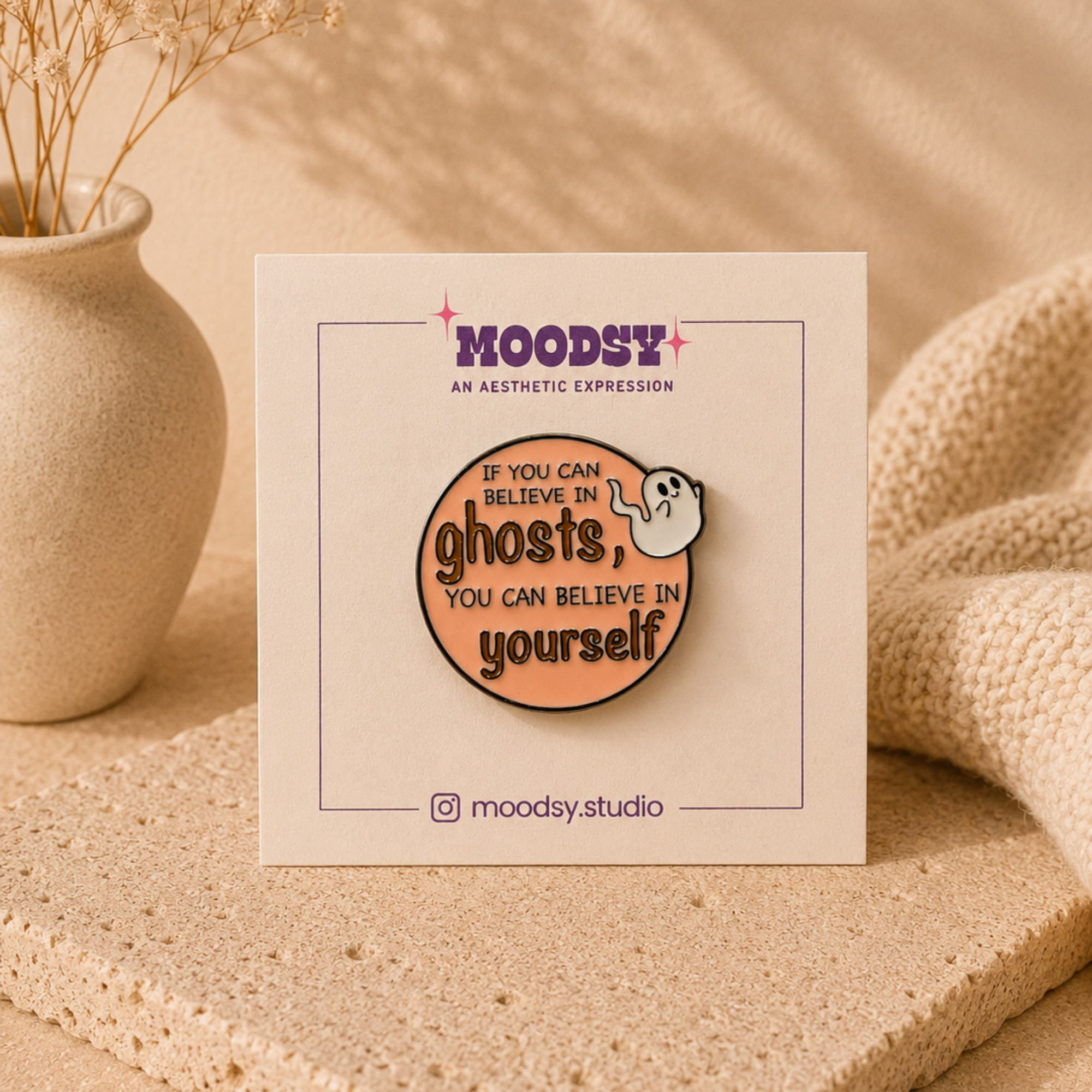 Believe In Yourself Enamel Pin by Moodsy