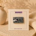 Booked & Married Enamel Pin by Moodsy