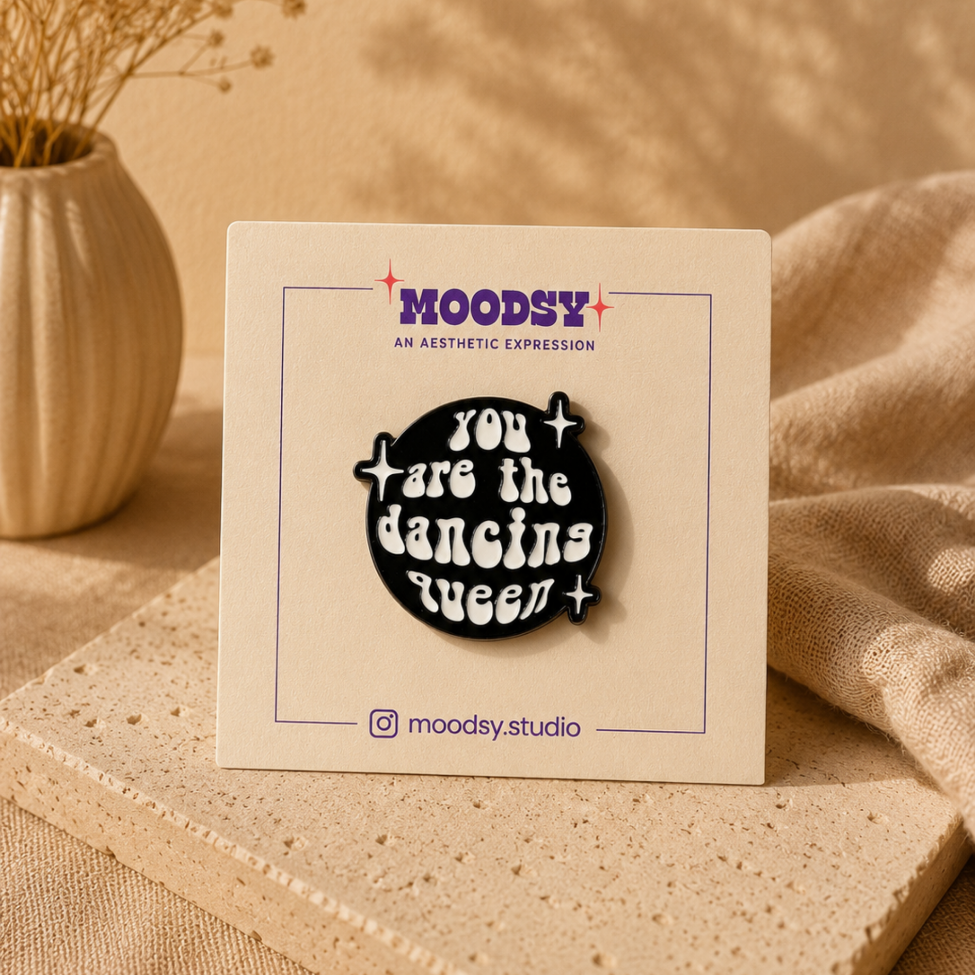 Dancing Queen Enamel Pin by Moodsy