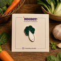 Raddish Enamel Pin by Moodsy