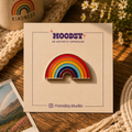 Rainbow Enamel Pin by Moodsy