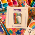 Rainbow Ink Set Enamel Pin by Moodsy