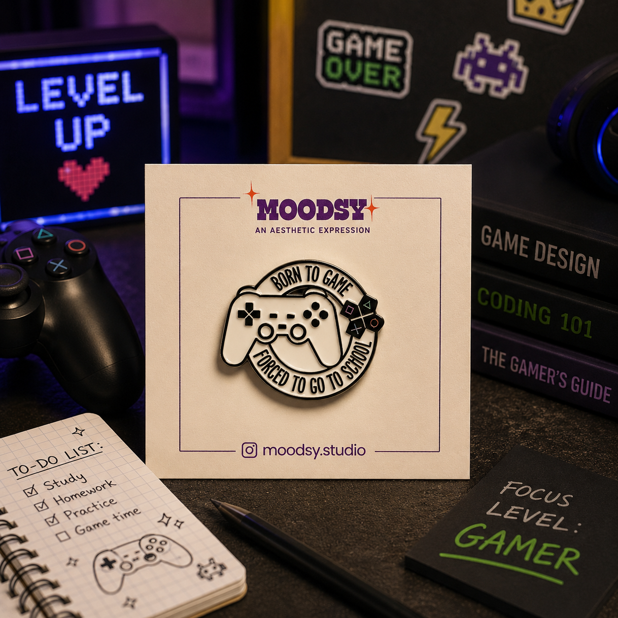 Respawning Enamel Pin by Moodsy