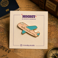 Romantic Fly By Enamel Pin by Moodsy